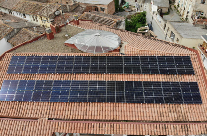 Instalacióm fotovoltaica Ayuntamiento de La Cellera de Ter.